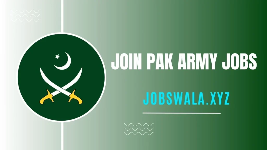 Join Pak Army Jobs 2024 Apply Online 