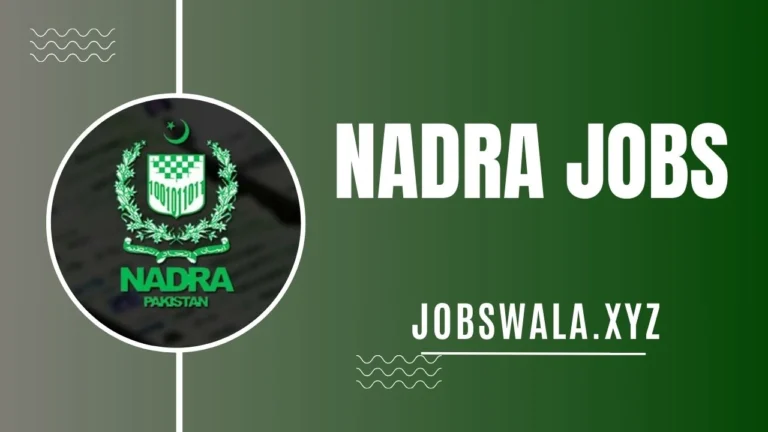 NADRA Jobs 2024 Application Form