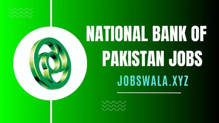 National Bank of Pakistan Jobs 2024 Application Form