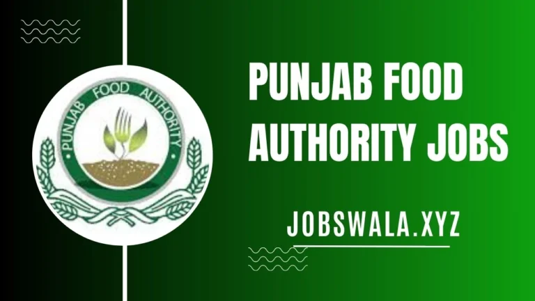 Punjab Food Authority Jobs 2024 Application Form