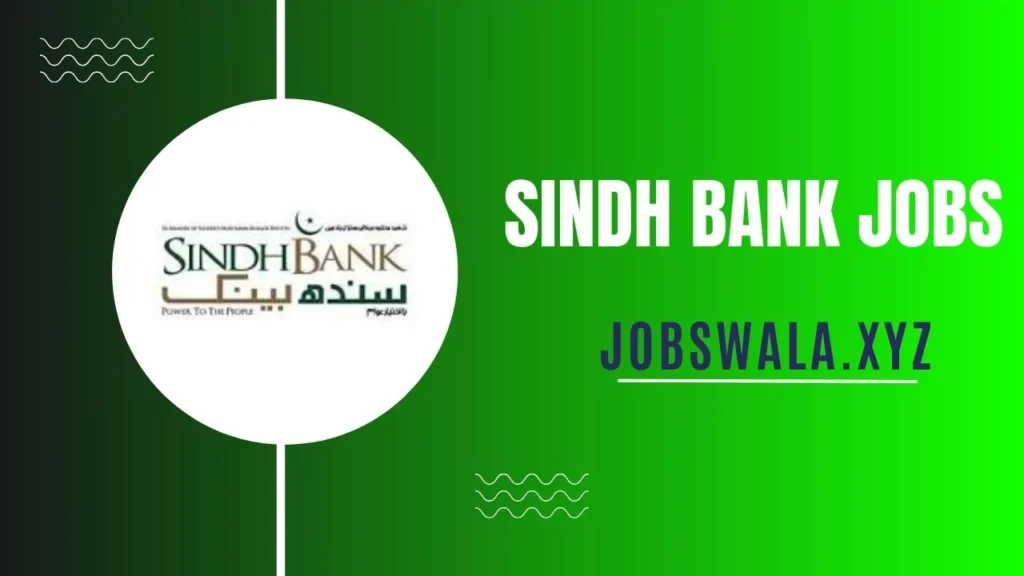 Sindh Bank Jobs 2024 Online Apply