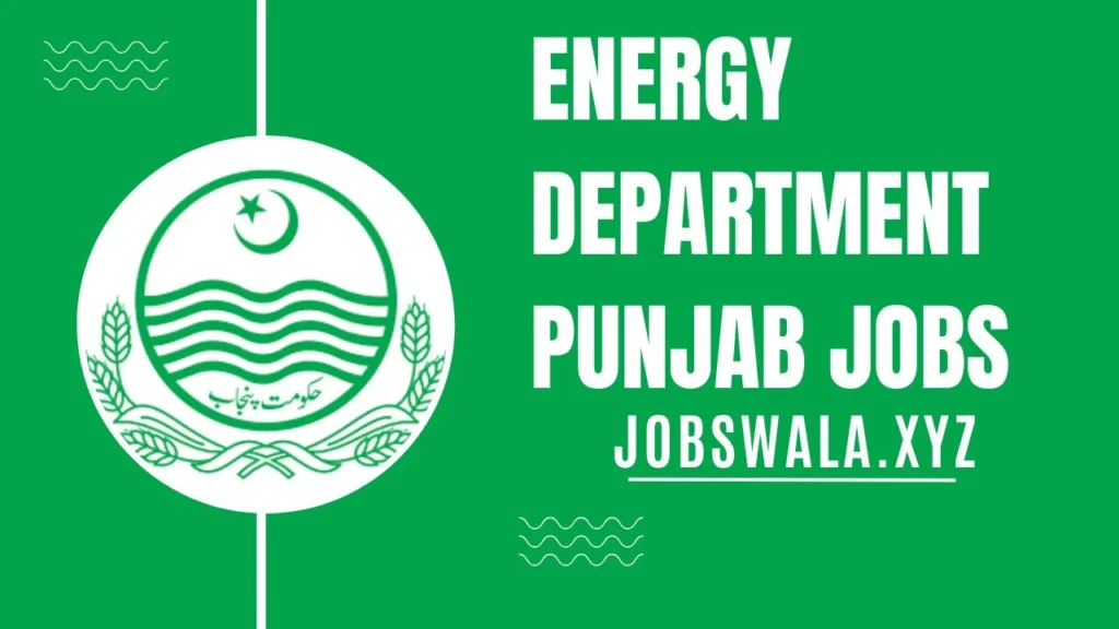 Energy Department Punjab Jobs 2024 Online Apply 