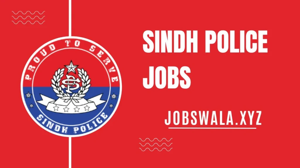 Sindh Police Jobs 2024 Application Form